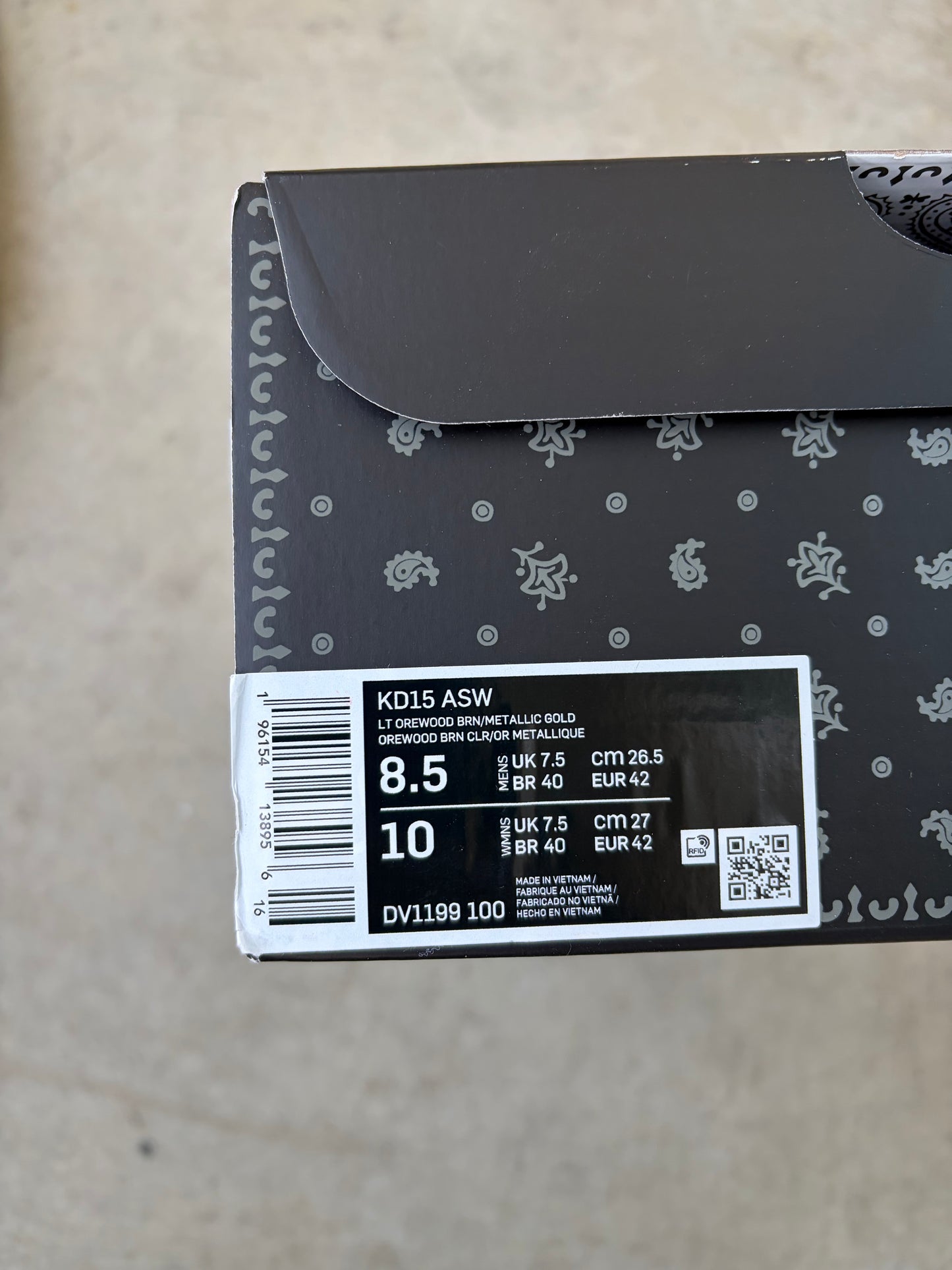 Nike KD 15 All-Star (Men's) (US 8.5)