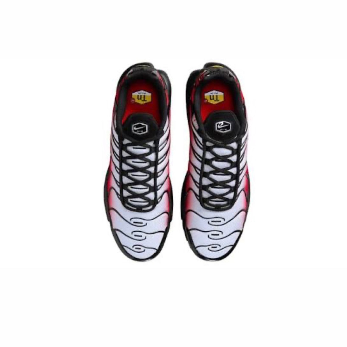 Nike Air Max Plus Pure Platinum University Red Black White