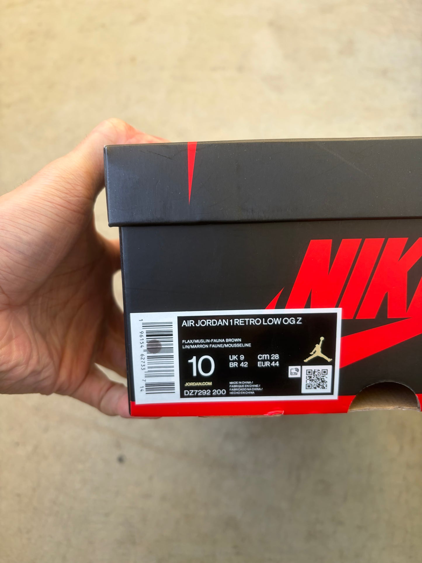 Jordan 1 Retro Low OG Zion Williamson Voodoo (Men's) (US 10)