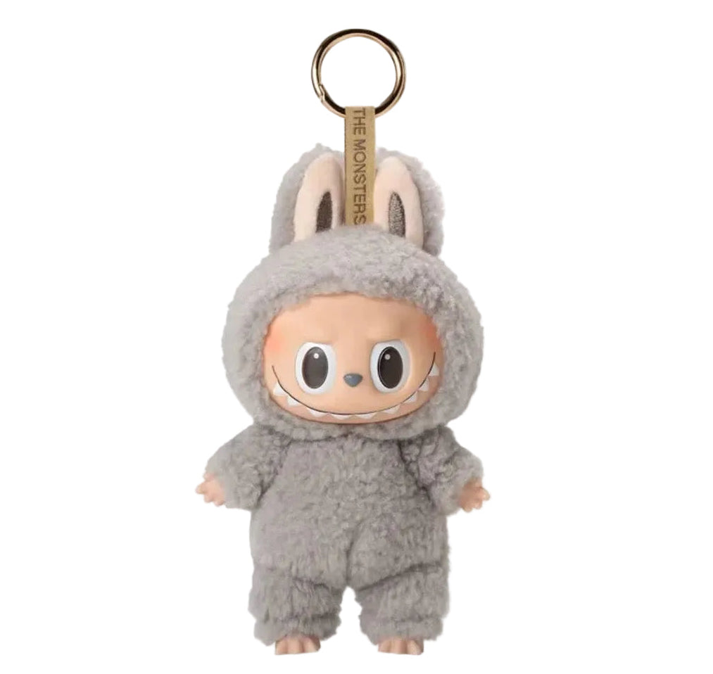 Pop Mart Labubu The Monsters Exciting Macaron Sesame Bean Vinyl Plush Pendant