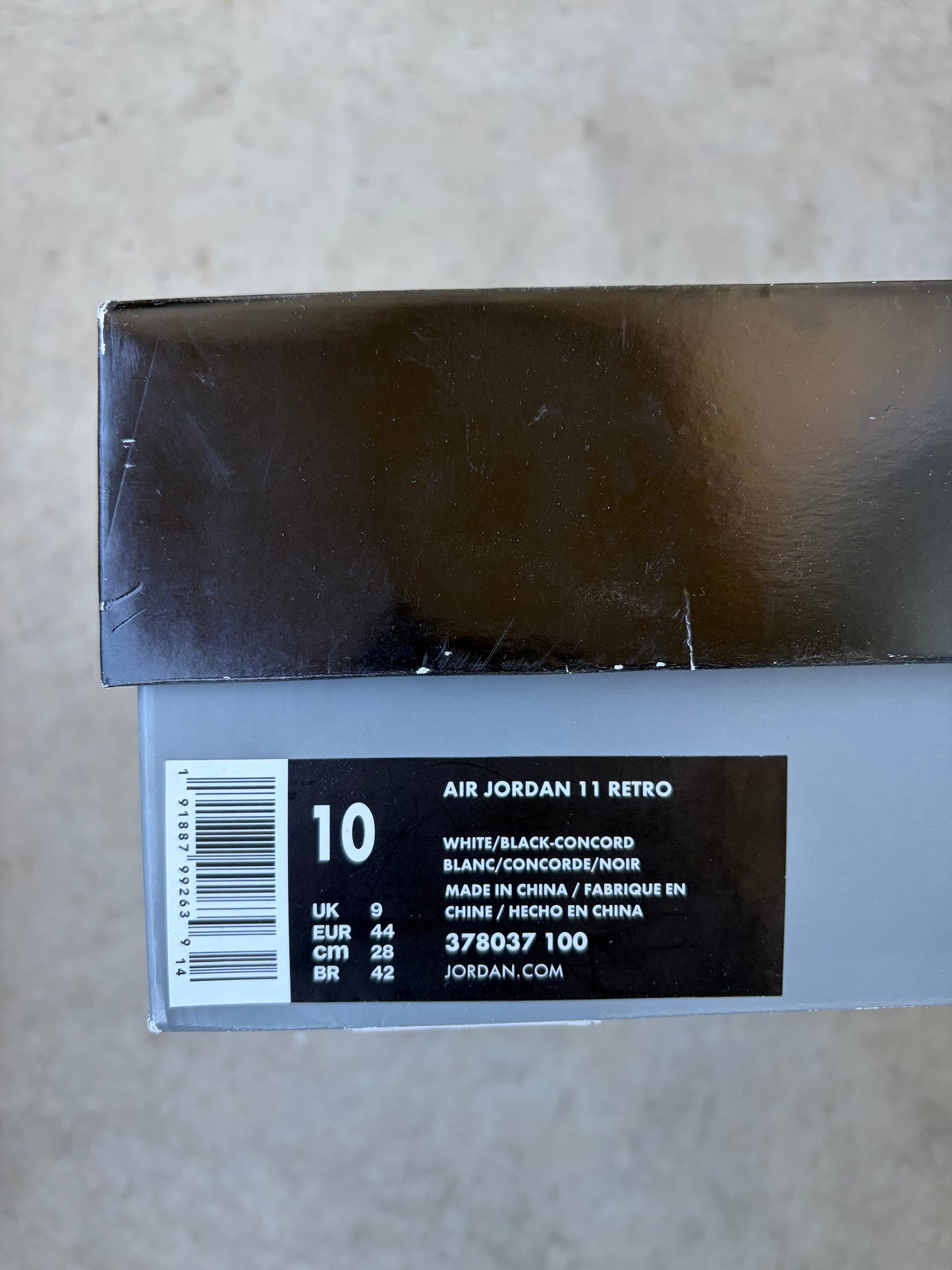 Jordan 11 Retro Concord (2018) (Men's) (US 10)