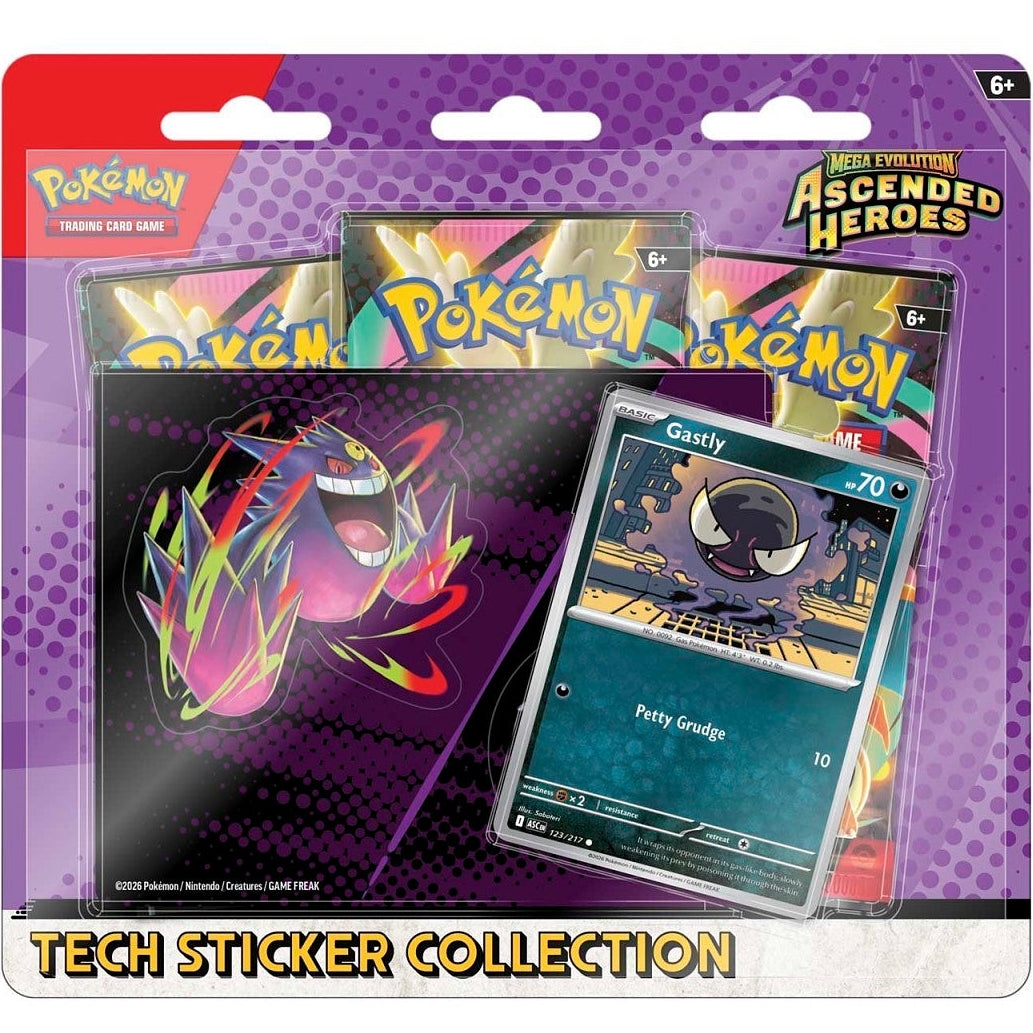 Mega Evolution Ascended Heroes Tech Sticker Collection (Charmander/Gastly)