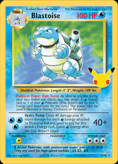 Blastoise (cel25#2A)