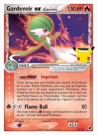 Gardevoir ex (cel25#93A)