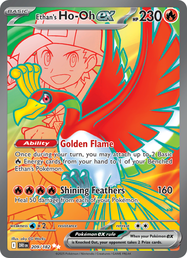 Image for card Ethan's Ho-Oh ex