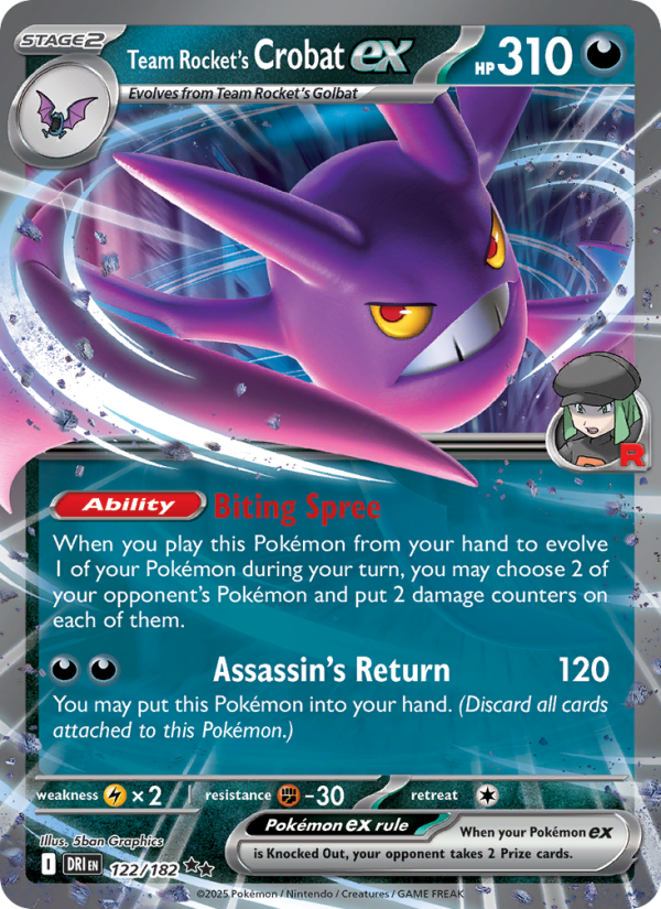 Image for card Team Rocket's Crobat ex