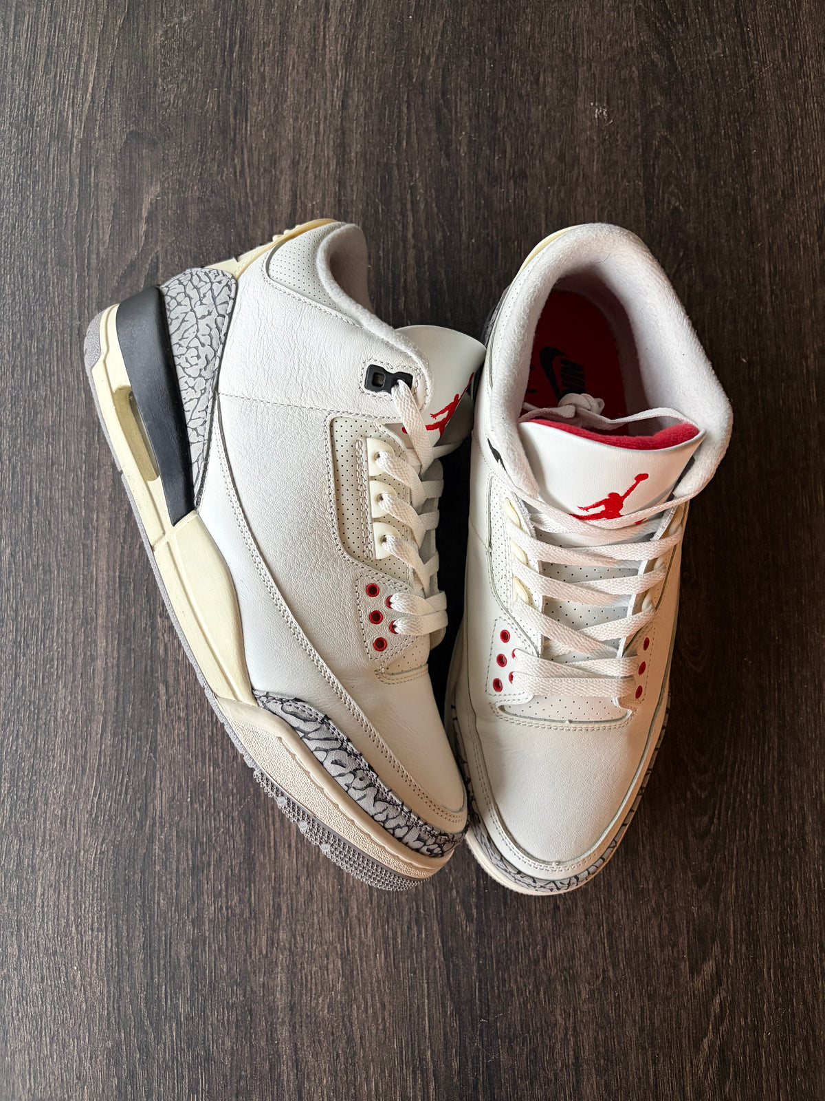 Jordan 3 Retro White Cement Reimagined (US 10.5) - USED