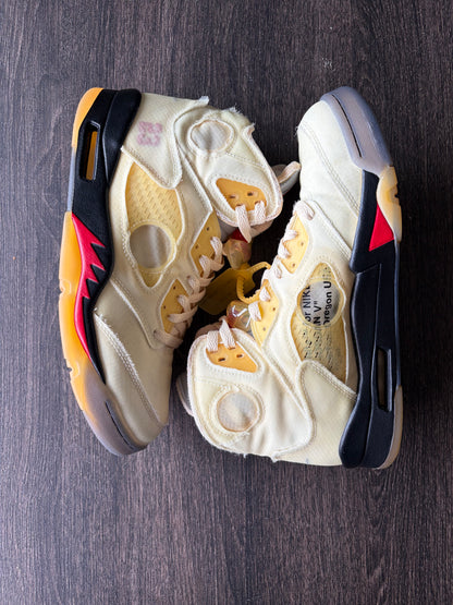 Jordan 5 Retro Off-White Sail (US 9.5)