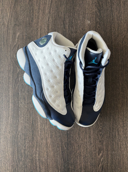 Jordan 13 Retro Obsidian Powder Blue White (US 8.5) - USED
