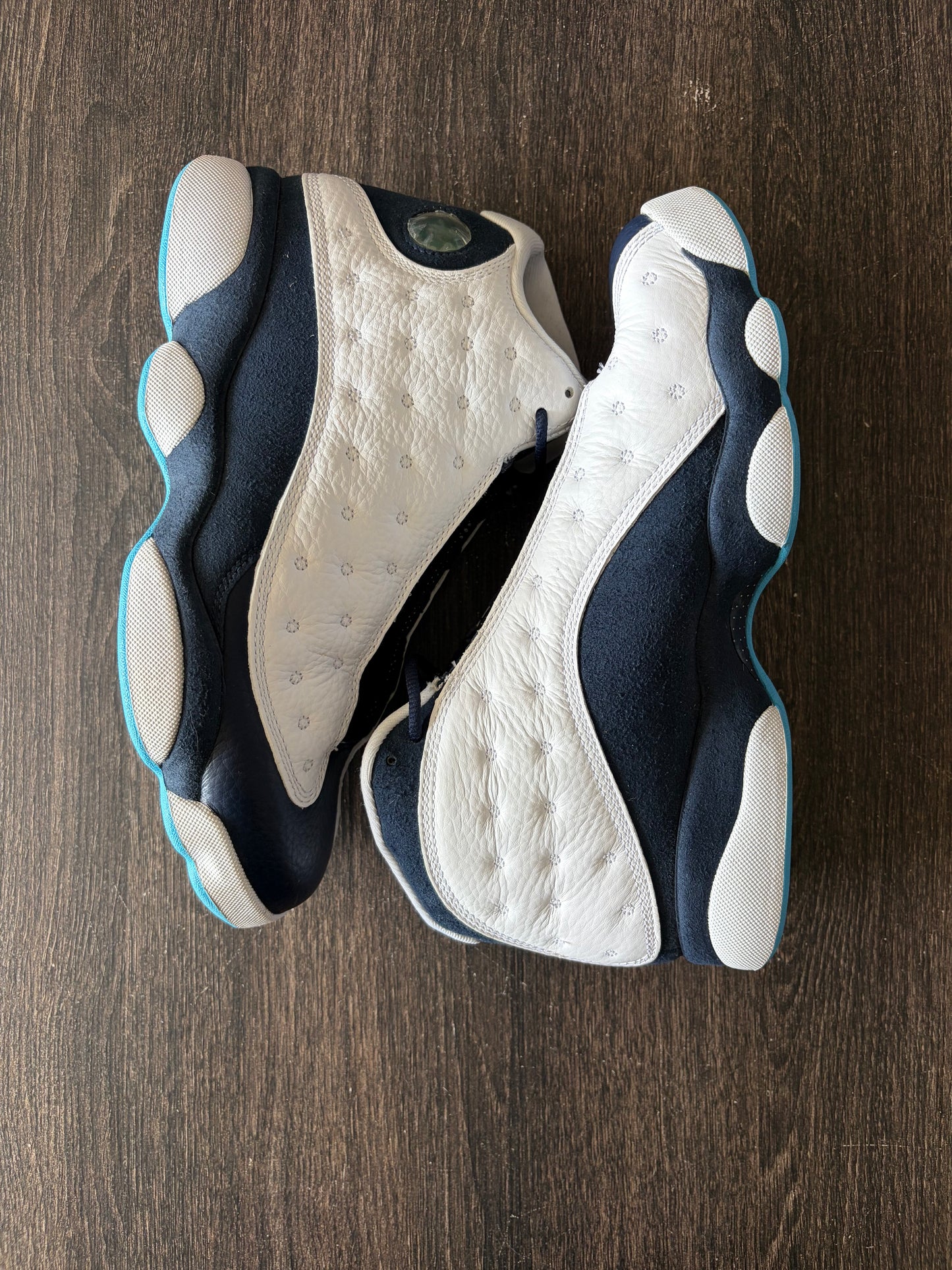 Jordan 13 Retro Obsidian Powder Blue White (US 8.5) - USED