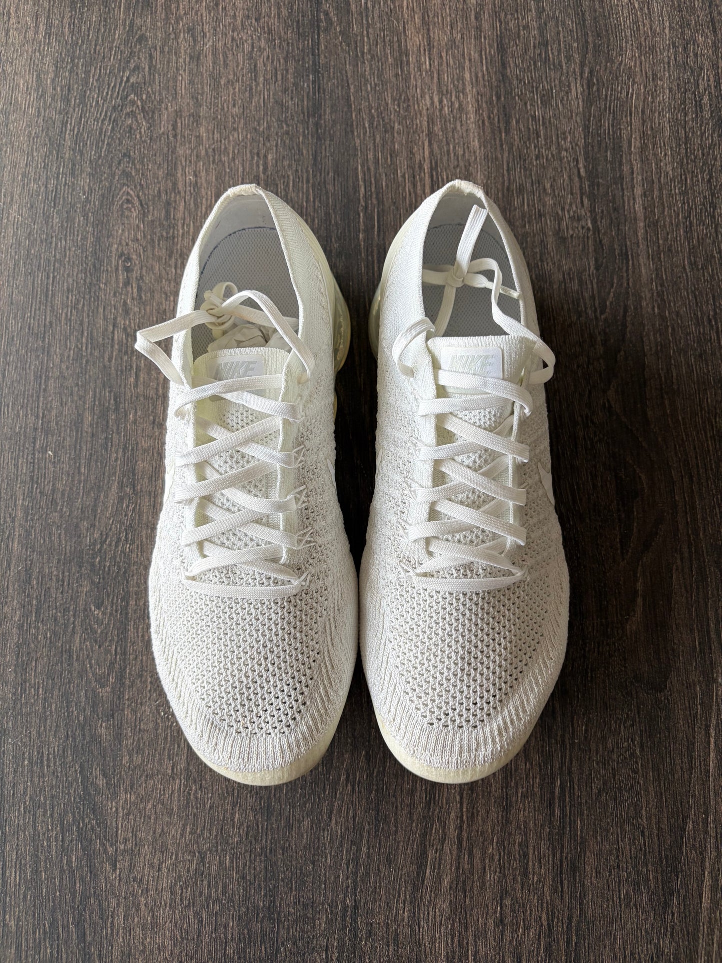 Nike Air VaporMax Triple White (US 10.5)(Men’s)