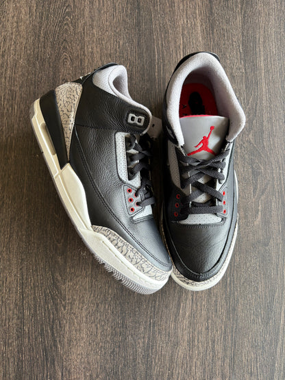 Jordan 3 Retro OG Black Cement (2024) (US 9.5) - No Box