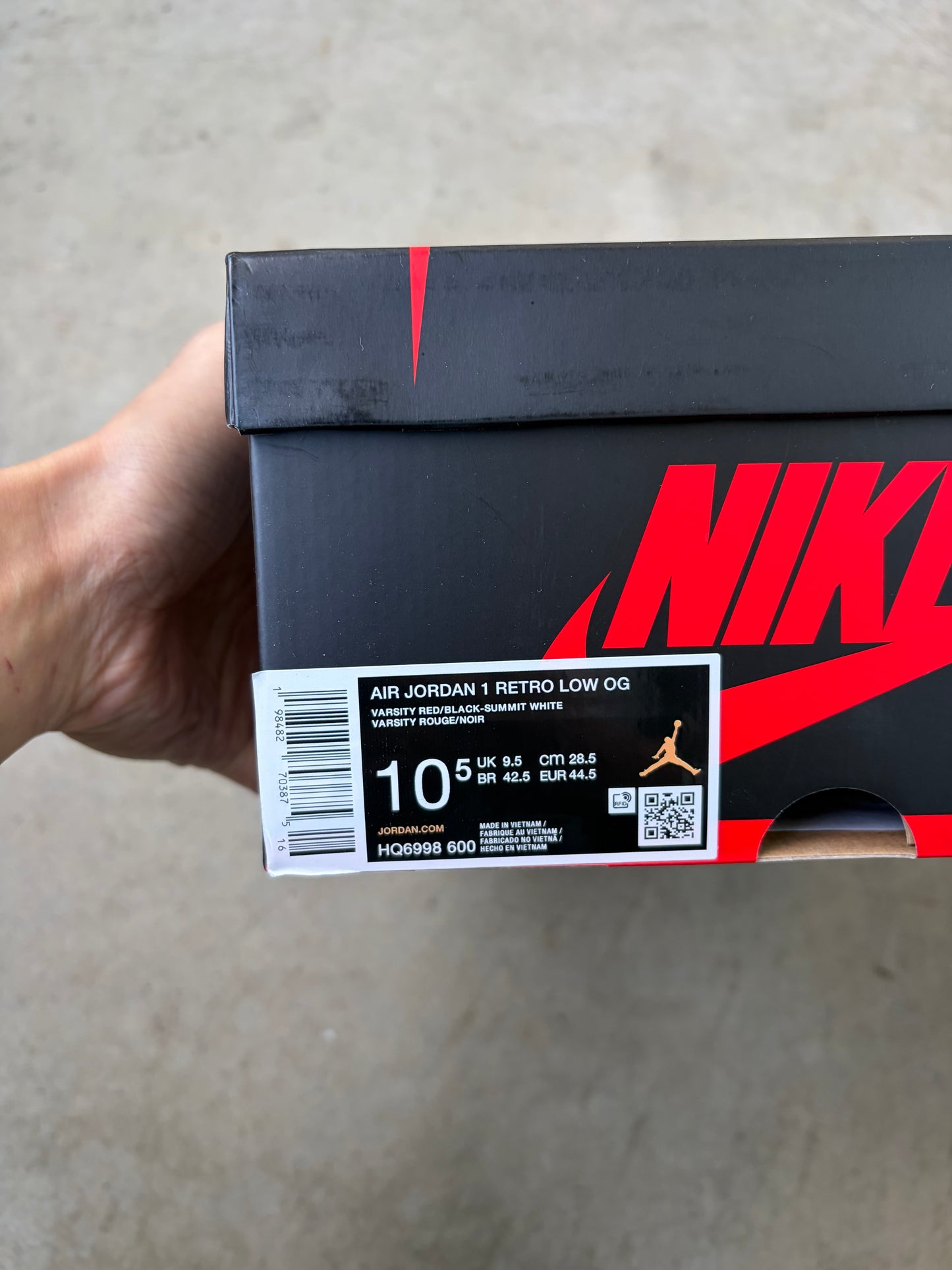 Jordan 1 Retro Low OG Chicago (2025) (Men's) (US 10.5)