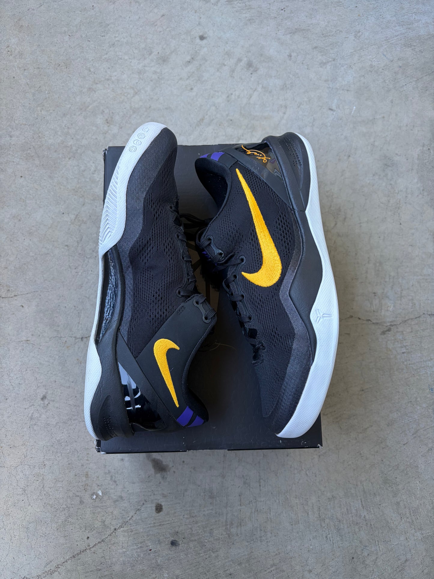Nike Kobe 8 Protro Lakers Away (Men's) (US 10.5)