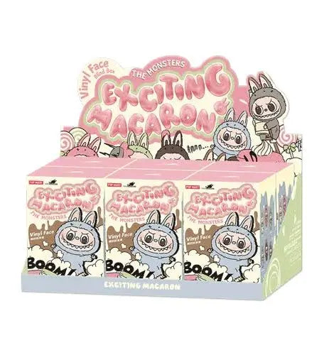 Pop Mart Labubu The Monsters Exciting Macaron Vinyl Face Sealed Case (6 Blind Boxes)