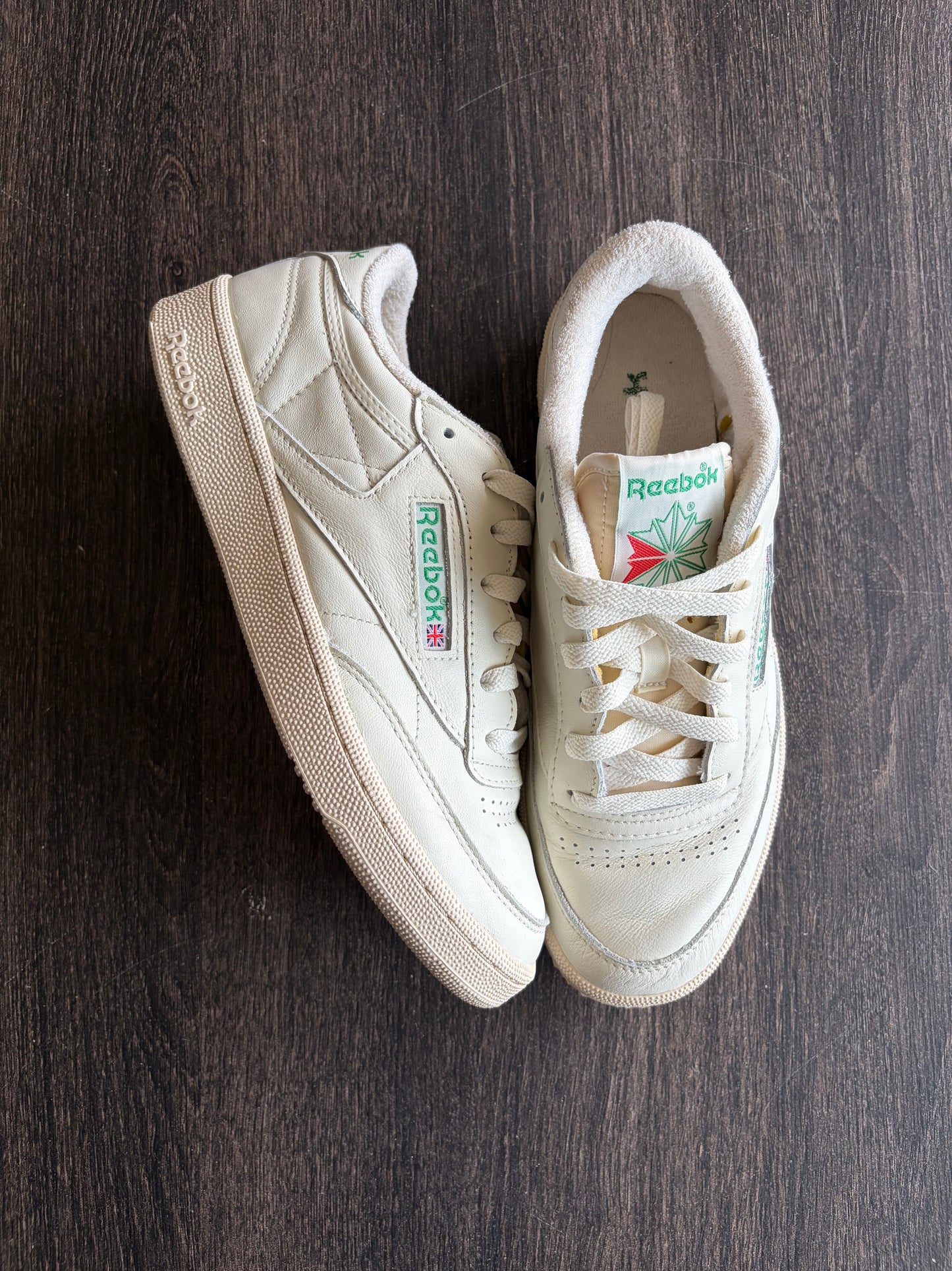 Reebok Club C 85 Vintage Chalk Glen Green (US 8)