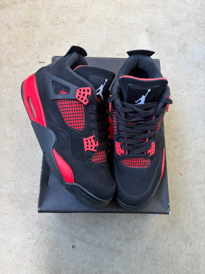 Jordan 4 Retro Red Thunder (Men's) (US 9.5)