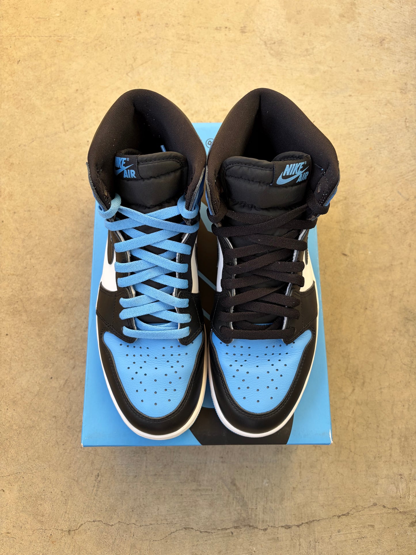 Jordan 1 Retro High OG UNC Toe (Men's) (US 10)