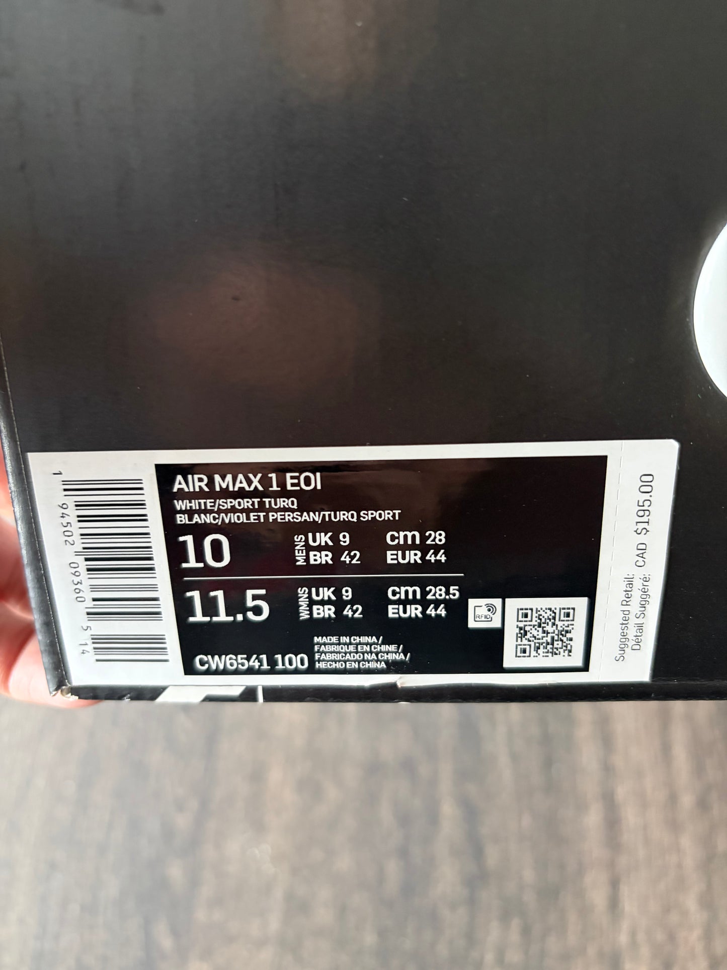 Nike Air Max 1 Evolution Of Icons (US 10)