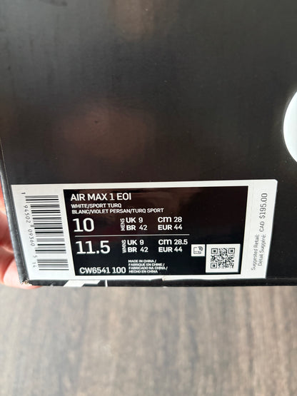 Nike Air Max 1 Evolution Of Icons (US 10)