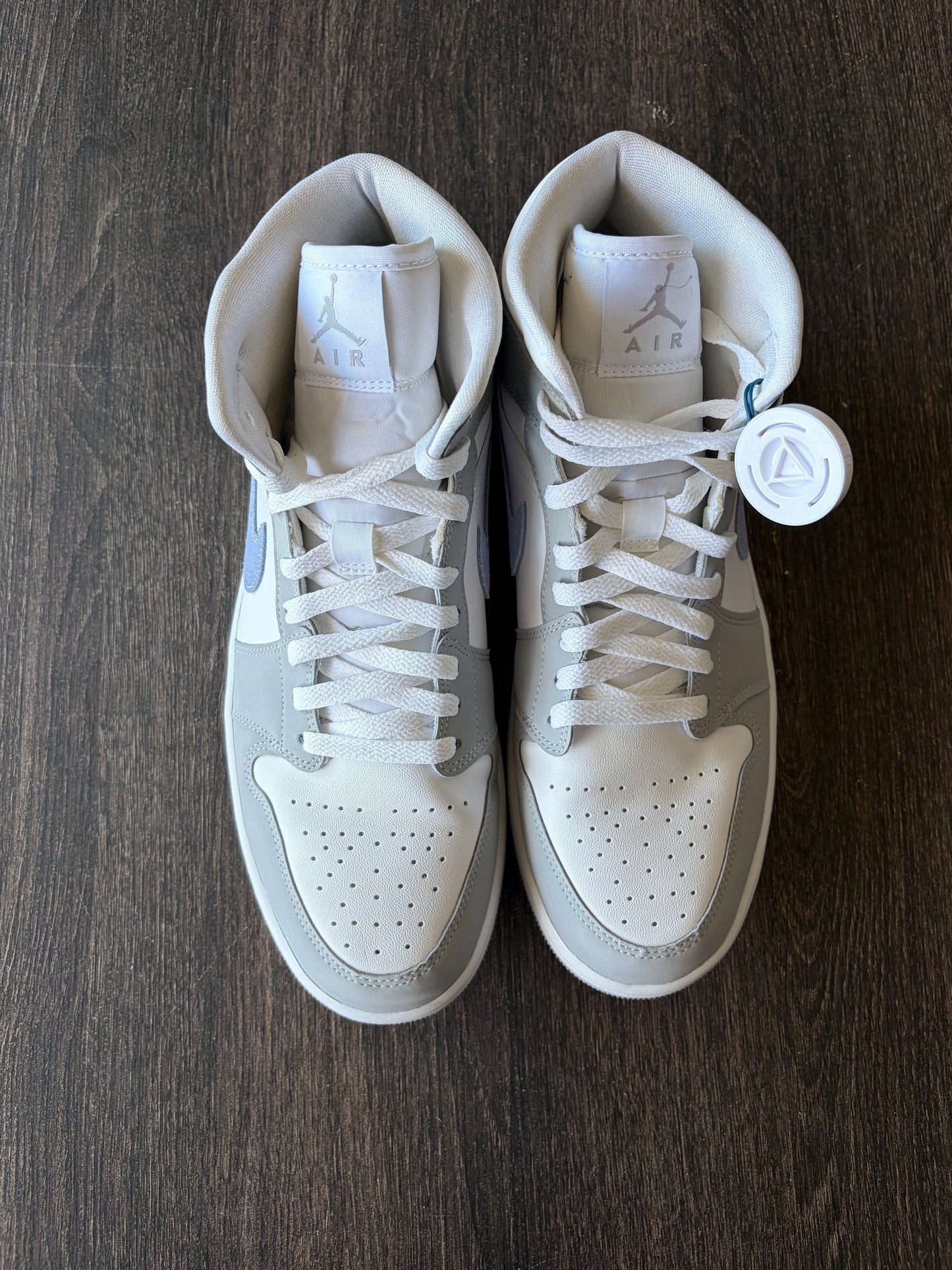 Jordan 1 Mid Wolf Grey Aluminum (Women's) (US 11.5W) - 10 Mens