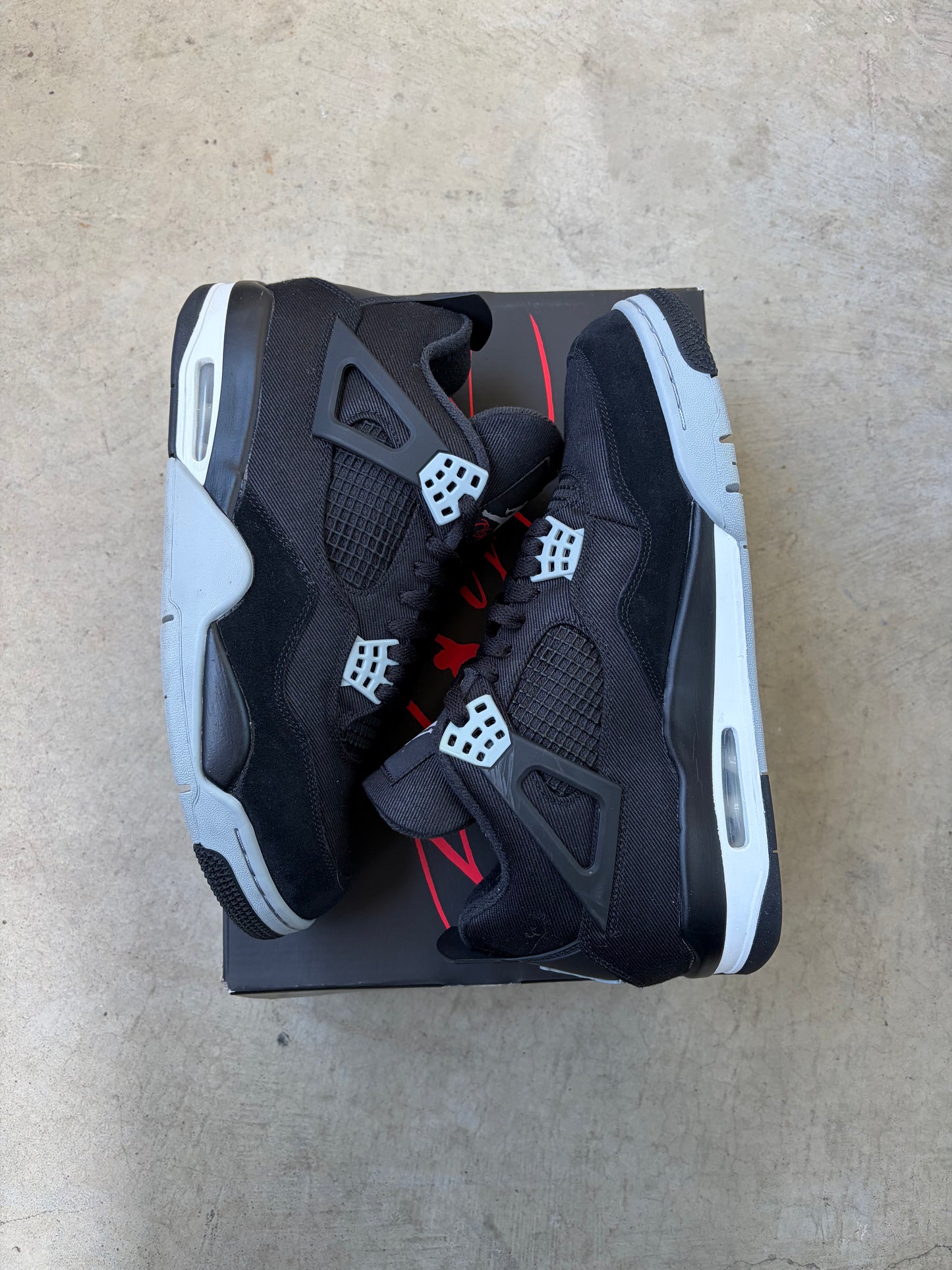 Jordan 4 Retro SE Black Canvas (Men's) (US 10.5)