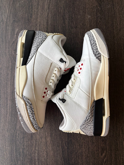 Jordan 3 Retro White Cement Reimagined (US 10.5) - USED