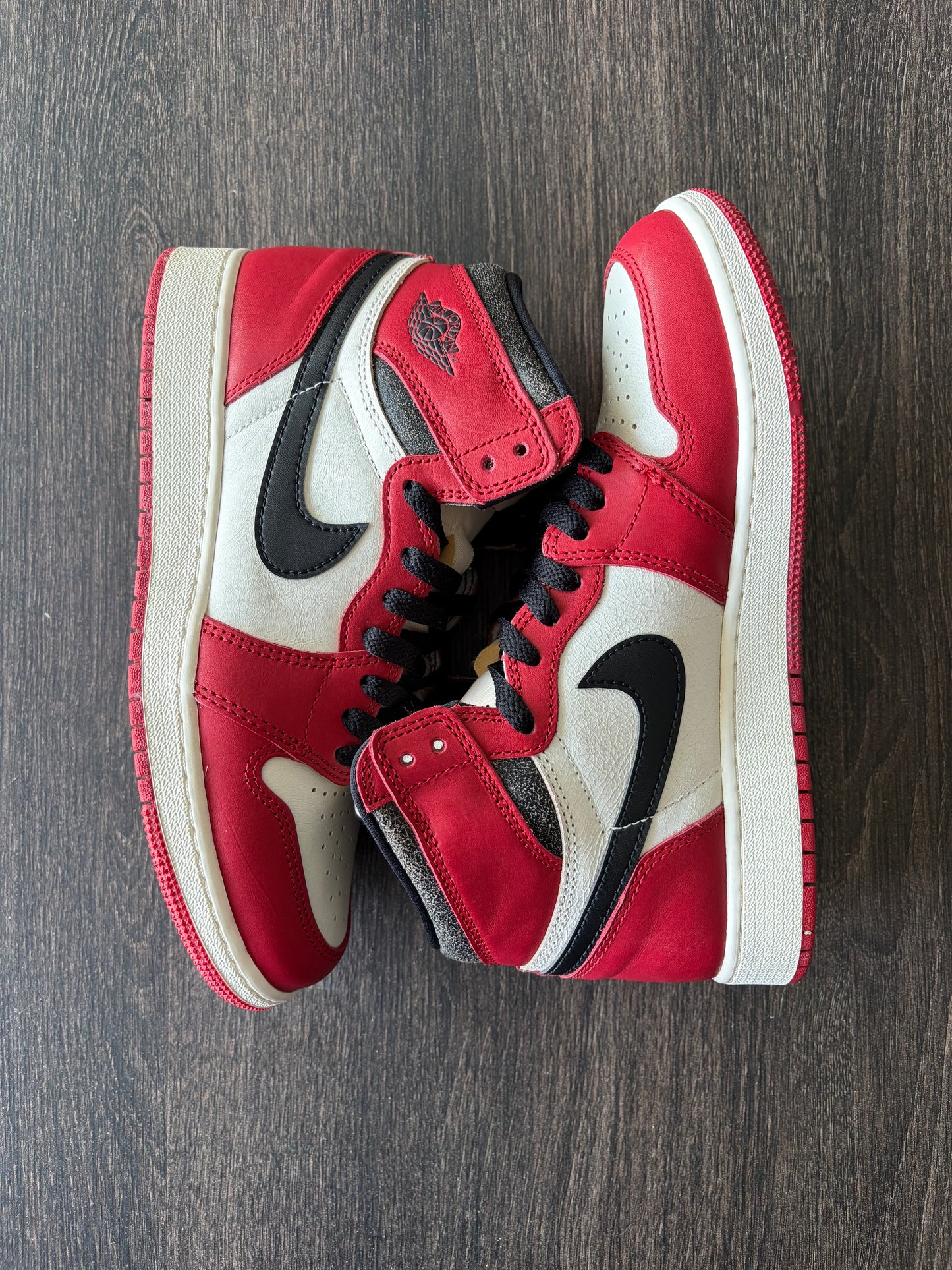 Jordan 1 Retro High OG Chicago Lost and Found (Grade school) (US 7Y) - No Box