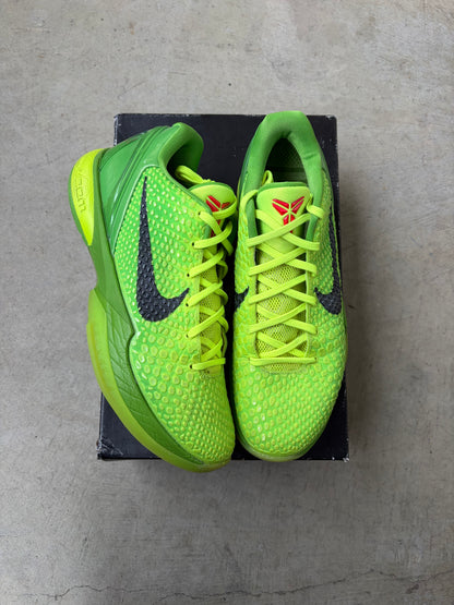 Nike Kobe 6 Protro Grinch (2020)(Men's) (US 10.5)
