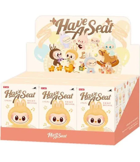 Pop Mart Labubu The Monsters Have a Seat Vinyl Plush Sealed Case (6 Blind Box)