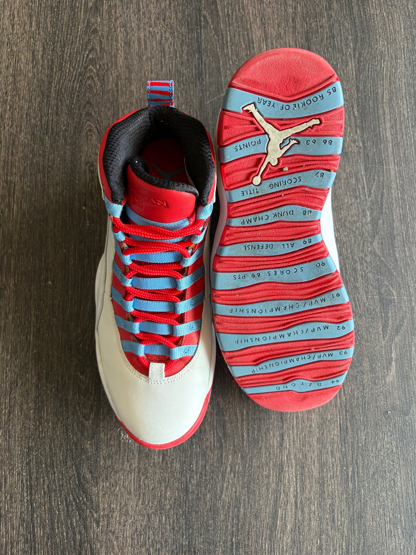 Jordan 10 Retro Chicago Flag (US 8.5)