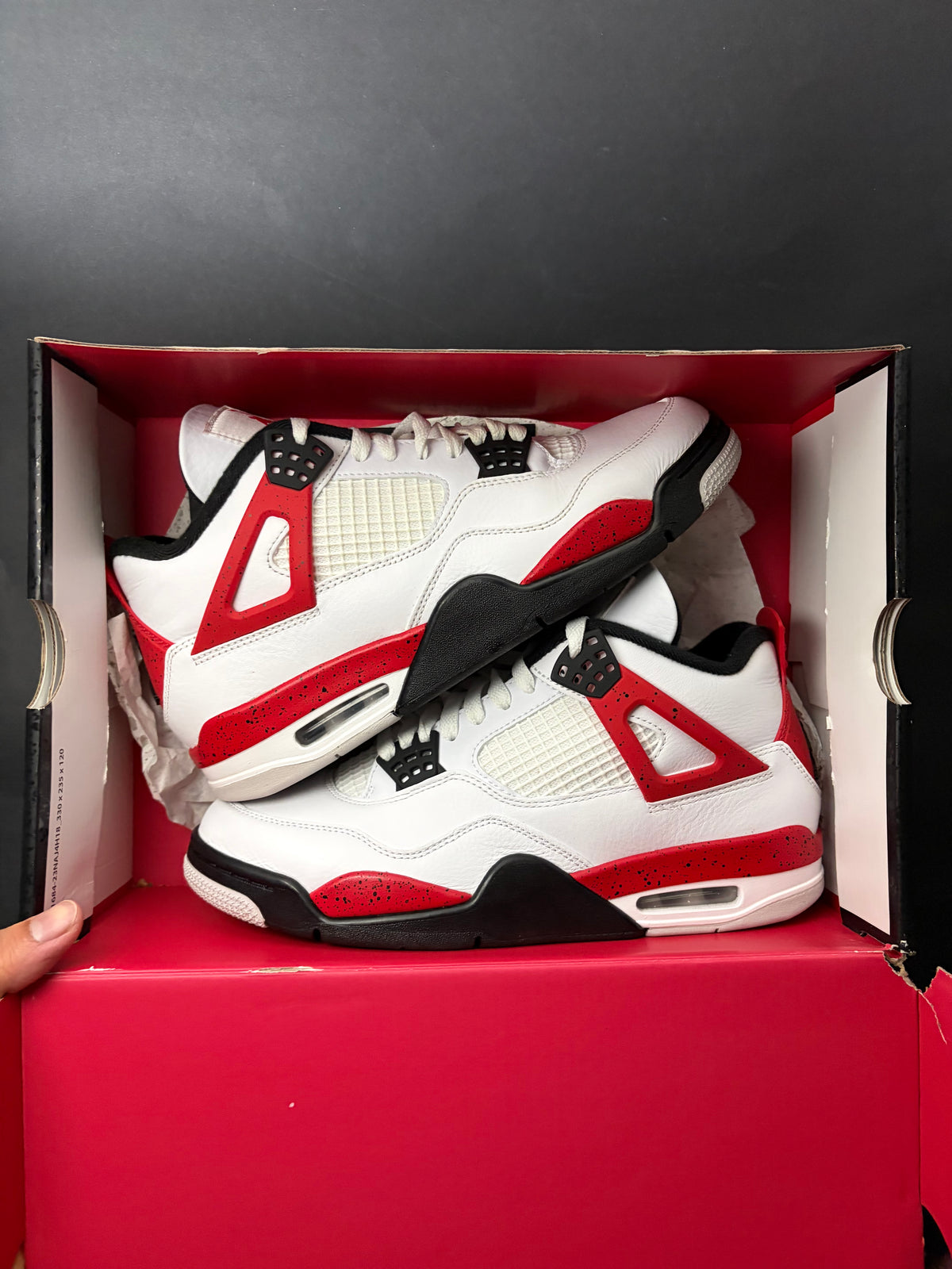 Jordan 4 Retro Red Cement (US 8.5) - USED