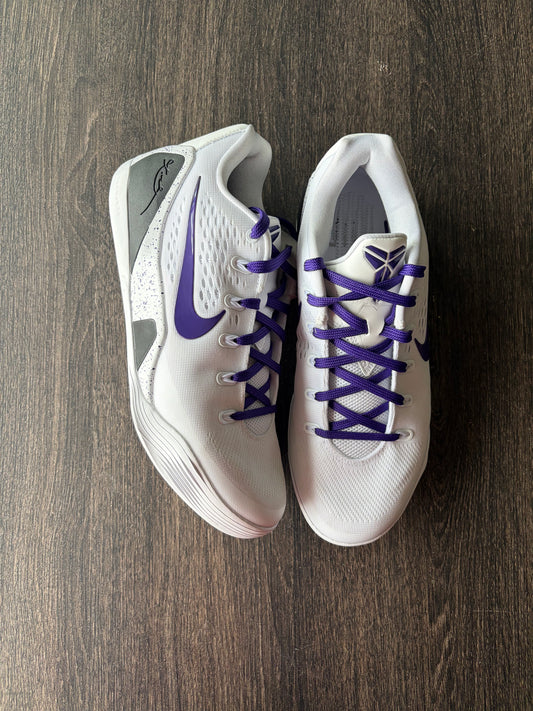 Nike Kobe 9 Elite Low EM Protro White Court Purple (US 10) - USED