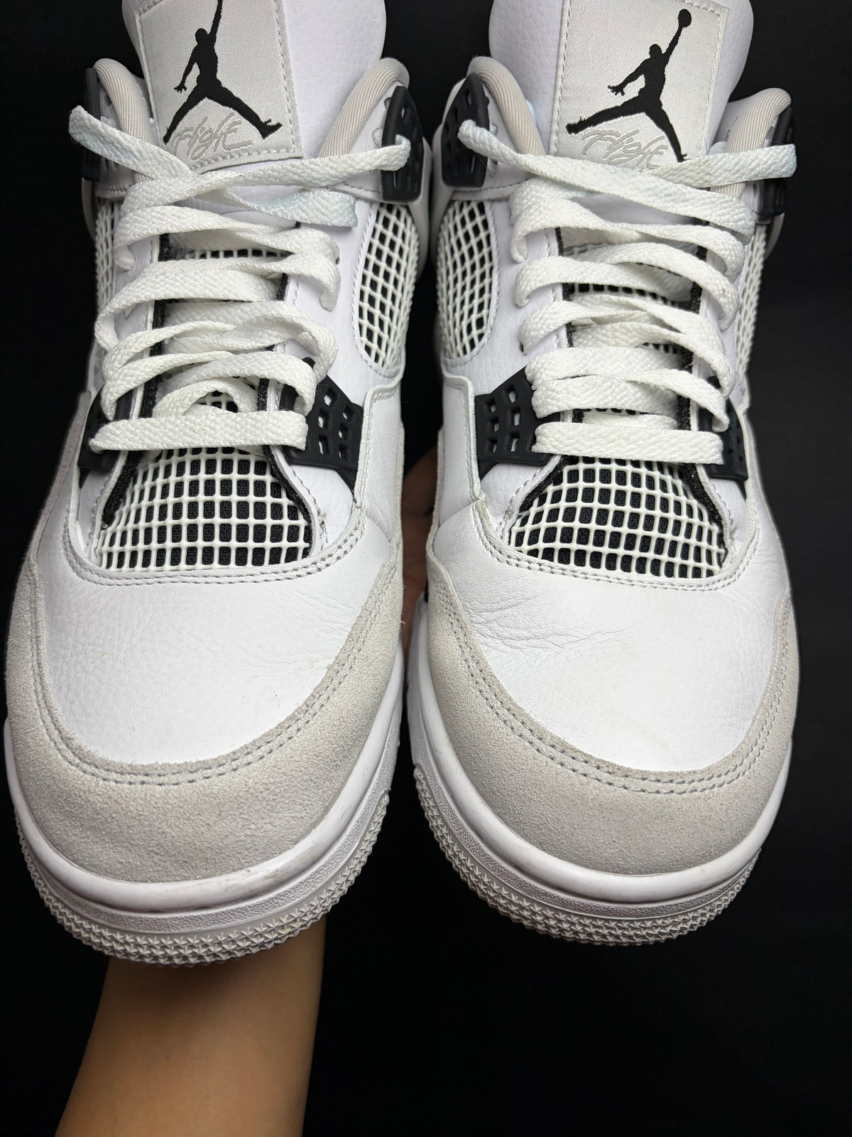 Jordan 4 Retro Military Black (US 11) - USED