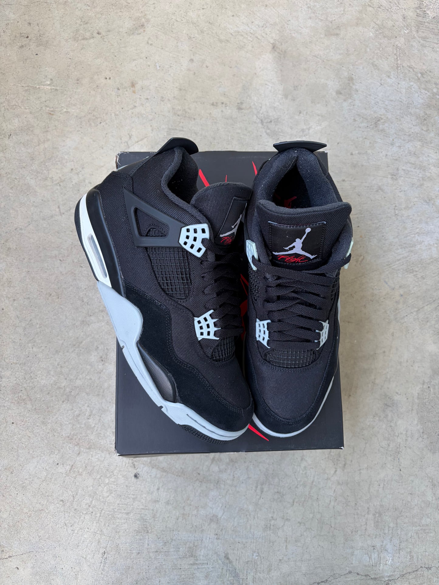 Jordan 4 Retro SE Black Canvas (Men's) (US 10.5)