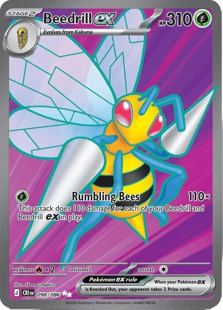 Beedrill ex (me04#098)