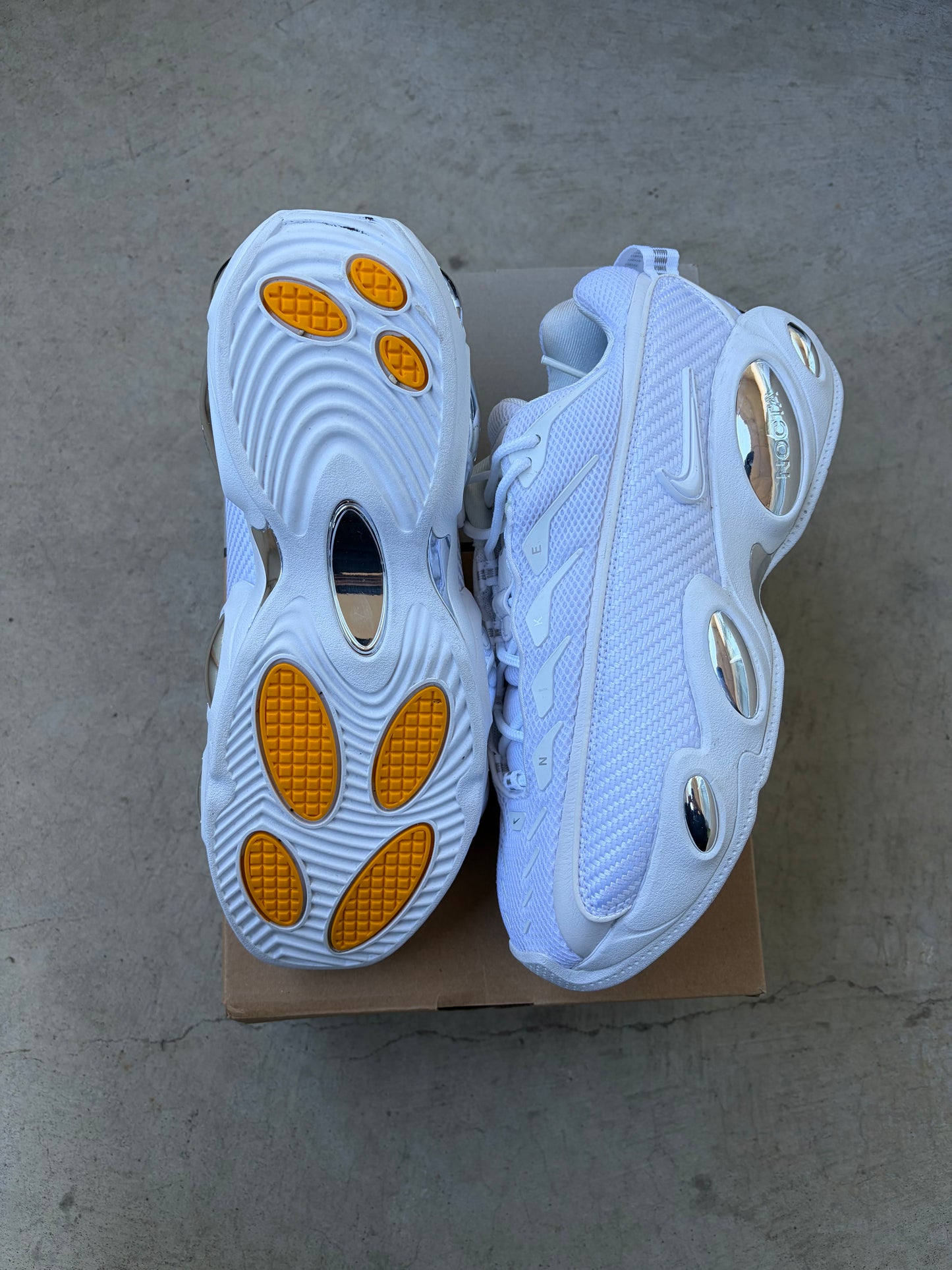 Nike NOCTA Glide Drake White Chrome (Men's) (US 8.5)