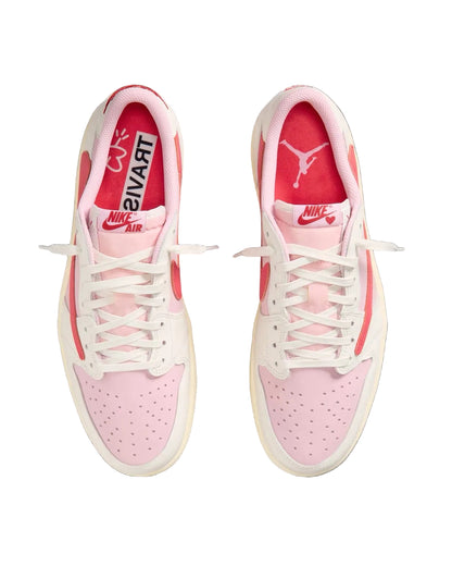 Jordan 1 Retro Low OG SP Travis Scott Sail Tropical Pink