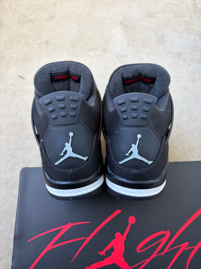 Jordan 4 Retro SE Black Canvas (Men's) (US 10.5)