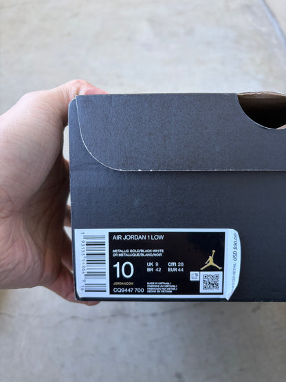 Jordan 1 Low Gold Toe (Men's) (US 10) (USED)