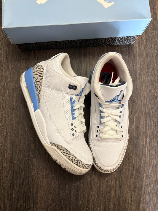 Jordan 3 Retro UNC (2020) (Men's) (US 10)