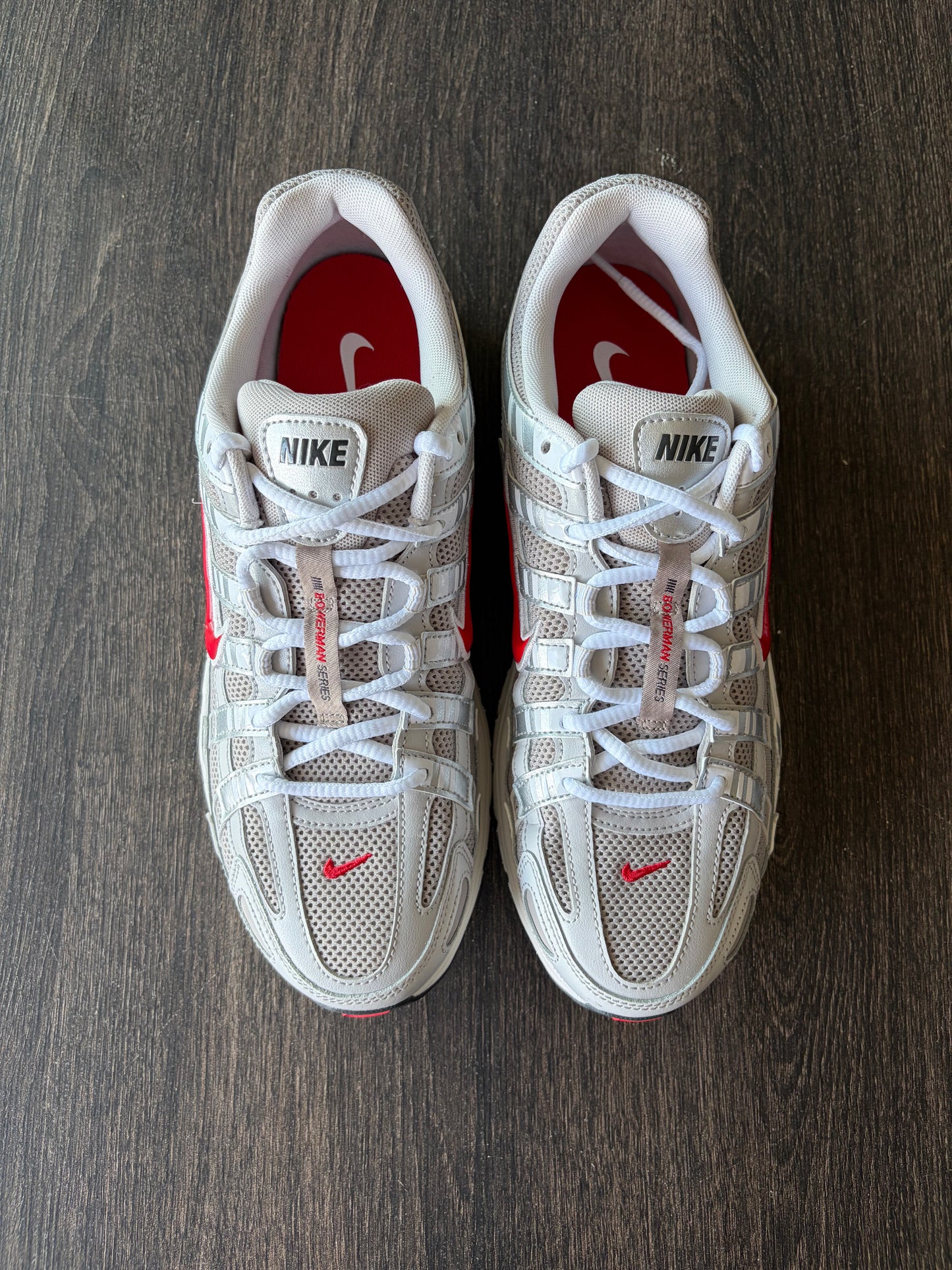 Nike P-6000 Grey Fire Red (Men’s)