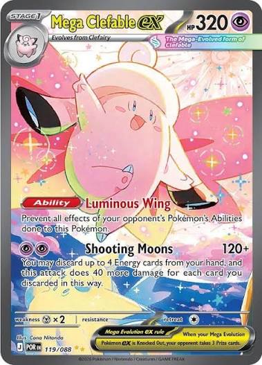 Mega Clefable ex (me03#119)