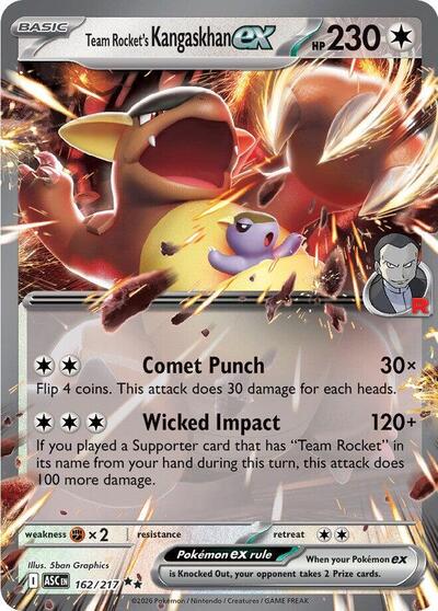 Team Rocket's Kangaskhan ex (me02.5#162)