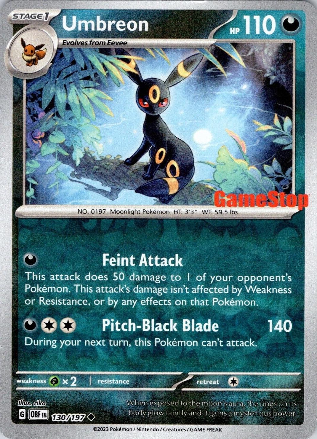Umbreon [GameStop] #130 Scarlet & Violet Promo