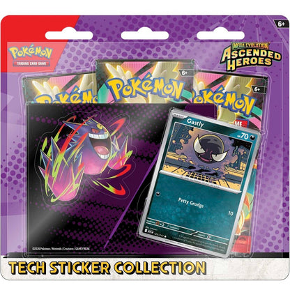 Mega Evolution Ascended Heroes Tech Sticker Collection (Charmander/Gastly)
