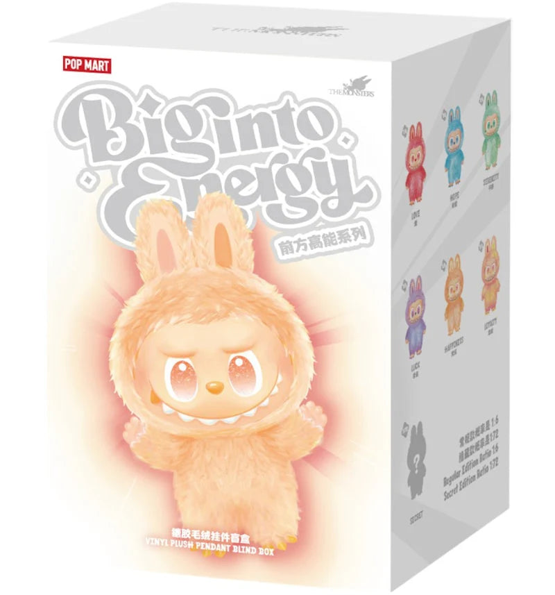 Pop Mart Labubu The Monsters Big into Energy Series Vinyl Plush Pendant Single Blind Box