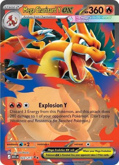 Mega Charizard Y ex (me02.5#022)
