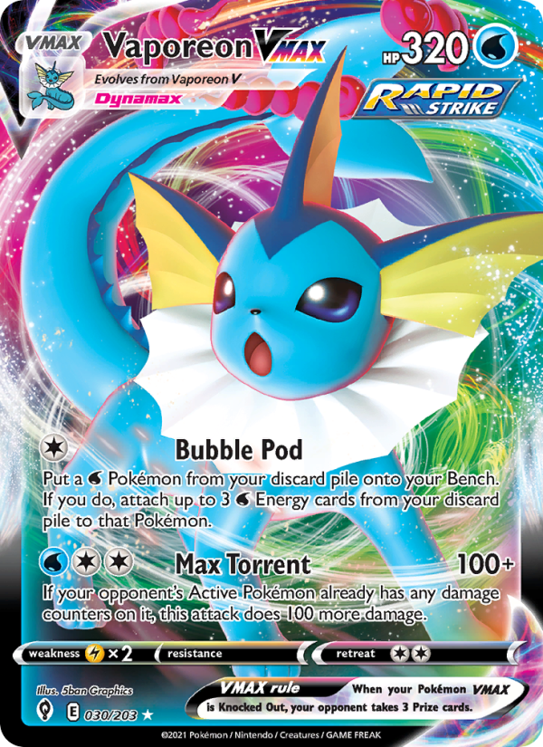 Image for card Vaporeon VMAX