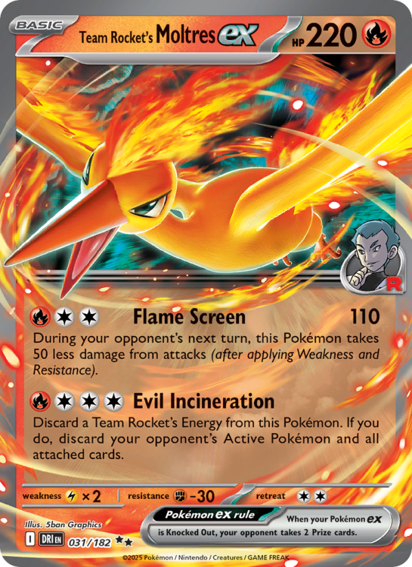 Image for card Team Rocket's Moltres ex